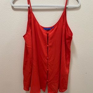 Red tank with buttons